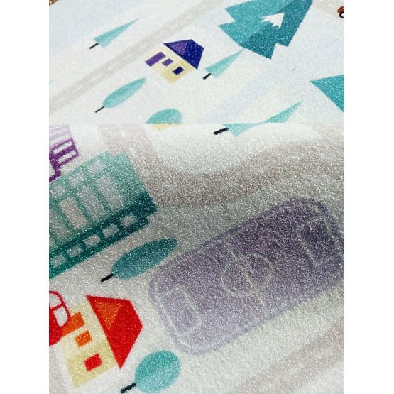 Children's rug We love mountains