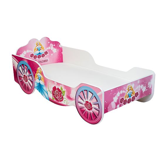 Children's Carriage Bed 160x80 with Mattress