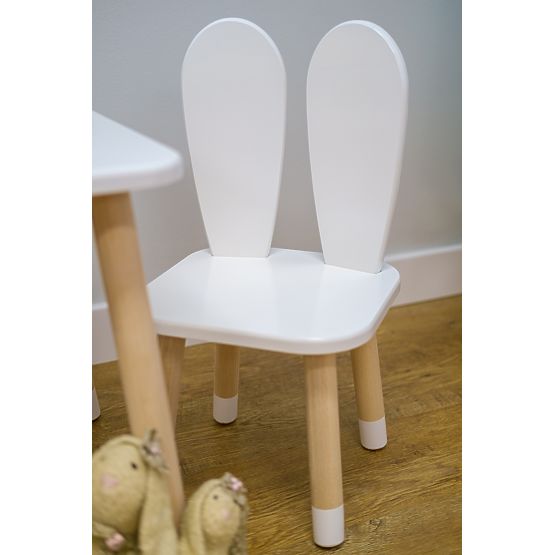 Children's chair - Eyelet - white