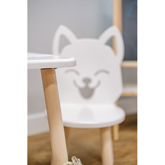 Children's chair - Fox - white