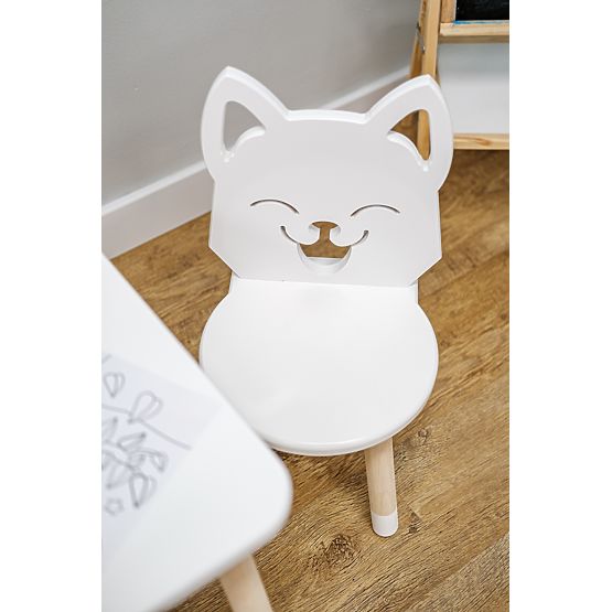 Children's chair - Fox - white