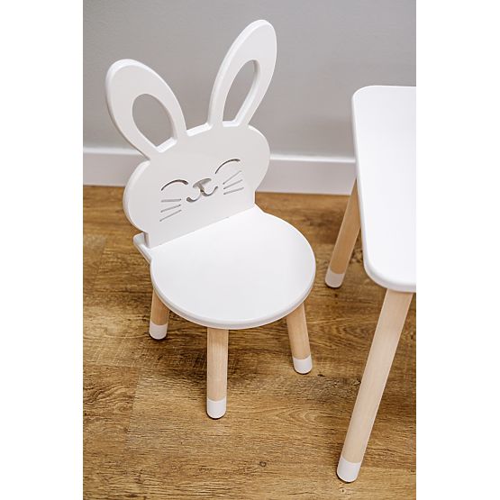 Children's chair - Rabbit - white