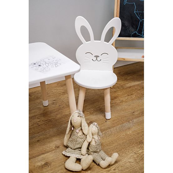 Children's chair - Rabbit - white