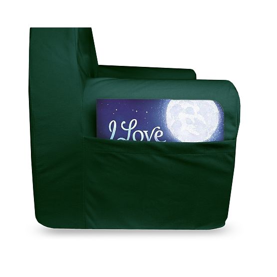 Children's Armchair with Ears - Dark Green