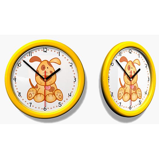 Children's clock plushy dog