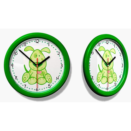 Children's clock plushy dog