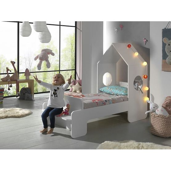 Children's House Bed Casami - White