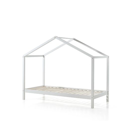 Children's House Bed Dallas Pyramid - White
