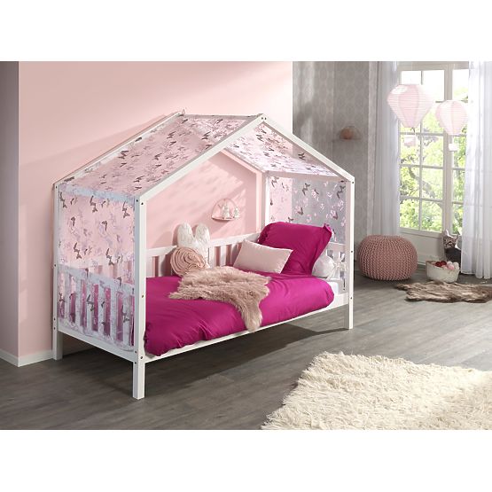 Children's House Bed Dallas - White