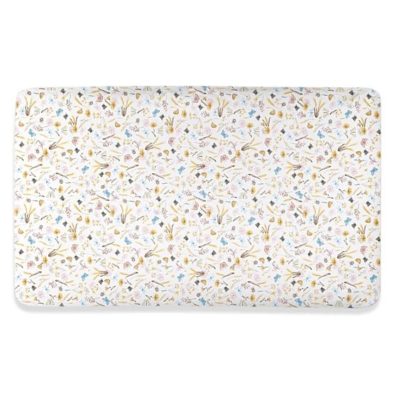 Children's cotton bed sheet - summer meadow