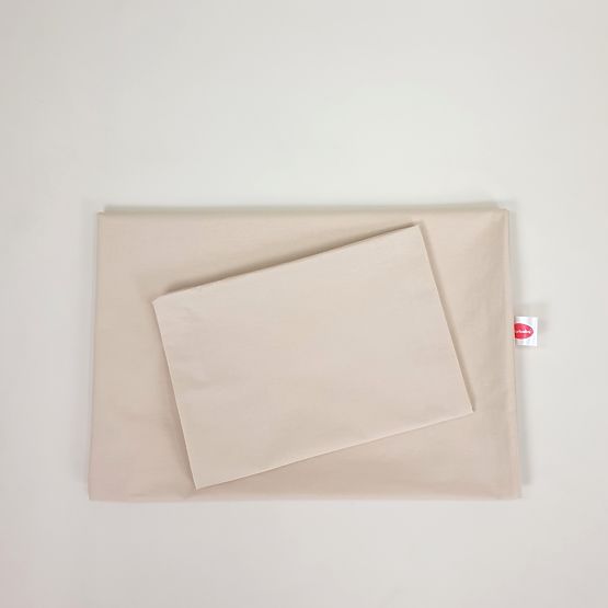 Children's Cotton Bedding 100x135 cm - Beige