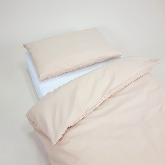 Children's Cotton Bedding 100x135 cm - Beige
