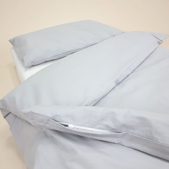 Children's Cotton Bedding 120×90 cm - Grey