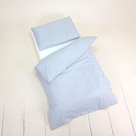 Children's Cotton Bedding 120×90 cm - Grey