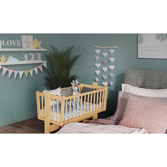 Baby Cradle Karol 90 x 40 cm - Natural