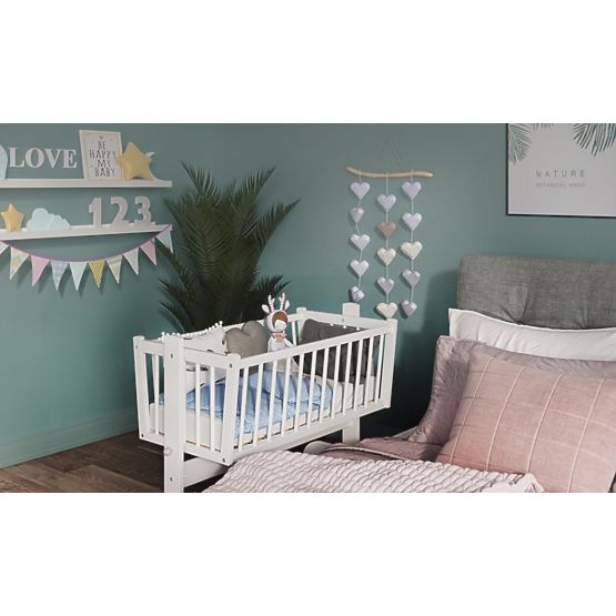 Baby Cradle Karol 90 x 40 cm - White