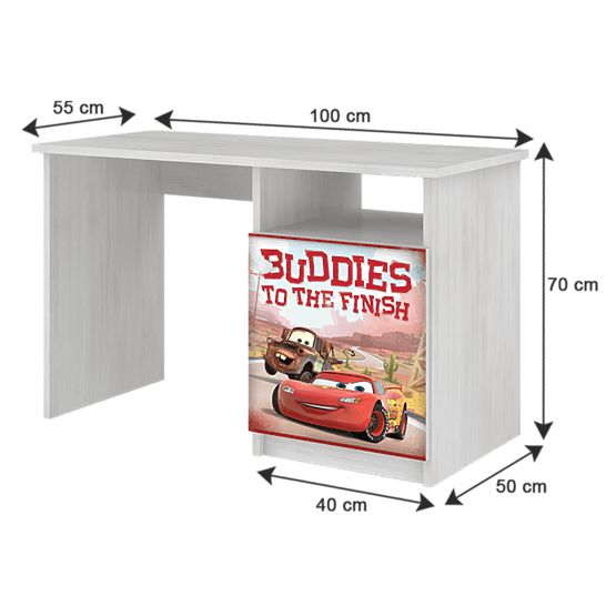 Children's Writing Desk - Minnie Mouse in Paris - Norwegian Pine Decor