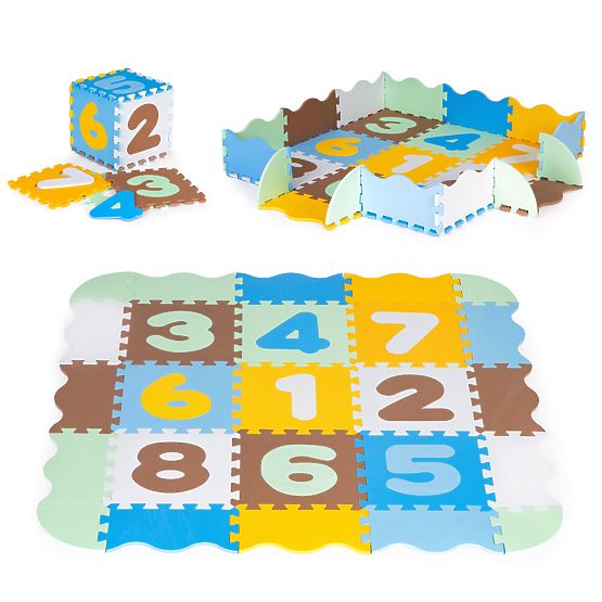 Children's educational foam mat - puzzle numbers