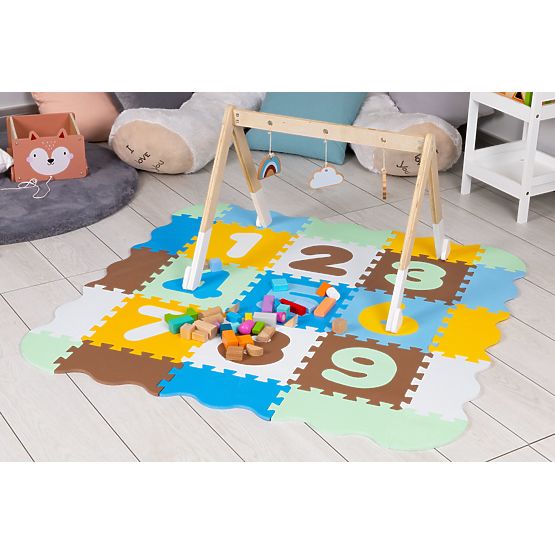 Children's educational foam mat - puzzle numbers
