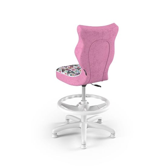 Children's Ergonomic Desk Chair Adjustable for Height 119-142 cm - Butterflies
