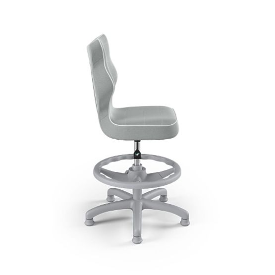 Children's Ergonomic Desk Chair Adjustable for Height 119-142 cm - Gray