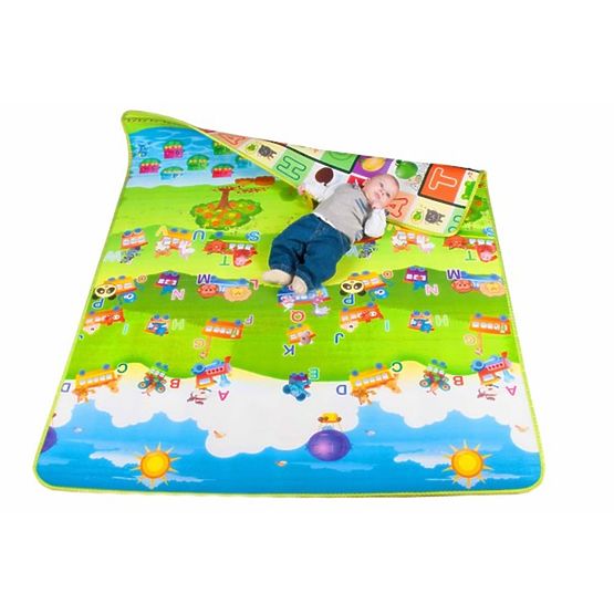 Children's foam rug - fruity numbers + marine world