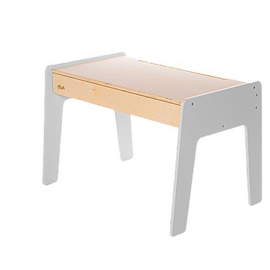 Children's Furniture Set Table and Two Chairs with Accessories - Gray