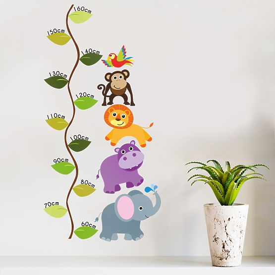Children's growth chart - Jungle meter