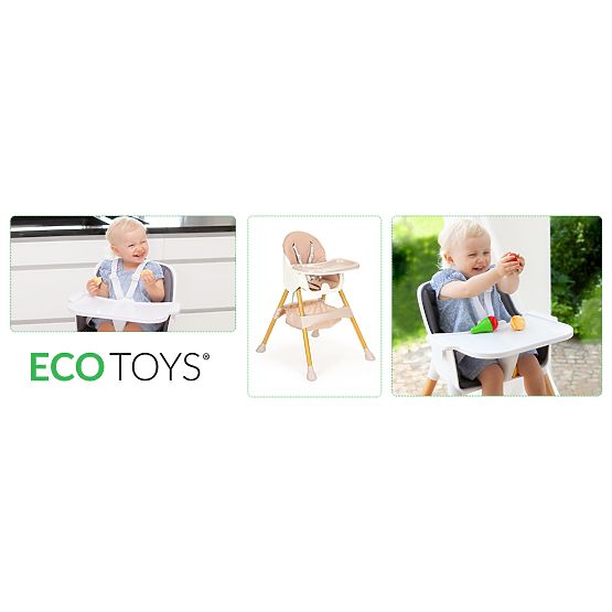 Children's High Chair 2-in-1 ECOTOYS