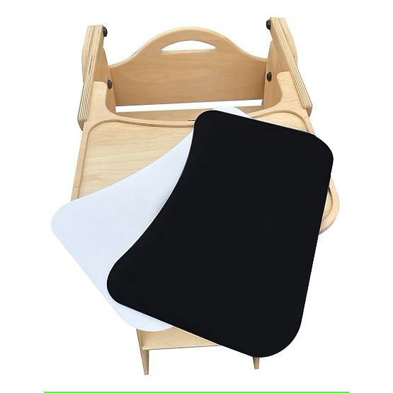 Children's High Chair and Learning Tower 2-in-1 - Natural