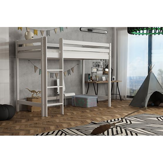 Children's Loft Bed Antresola - White