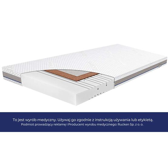 Children's Mattress Coconut Foam-Coconut NATURA: Size - 120x60