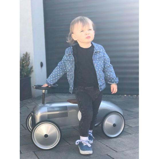 Children's metal silver bouncer