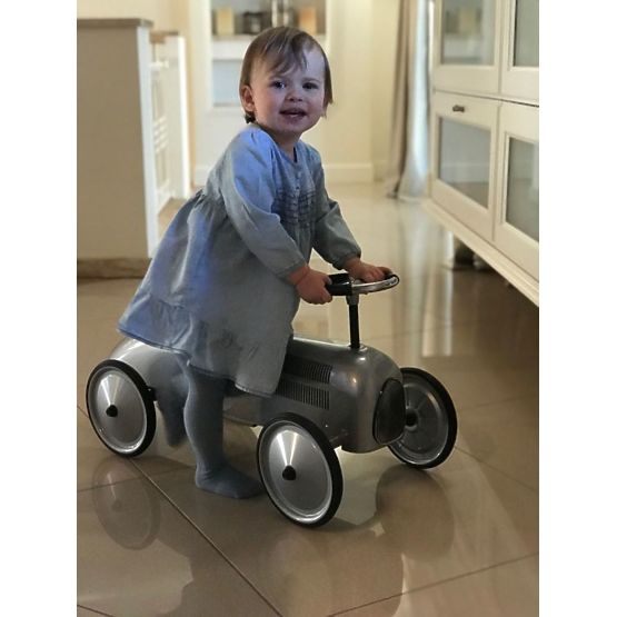 Children's metal silver bouncer
