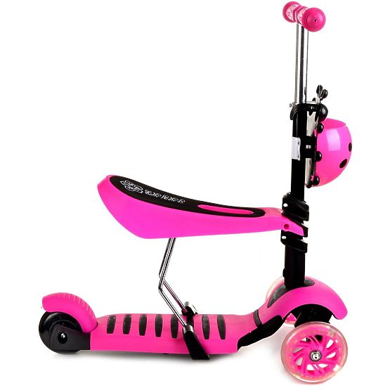 Children's odrazedlo and scooter ladybug - pink