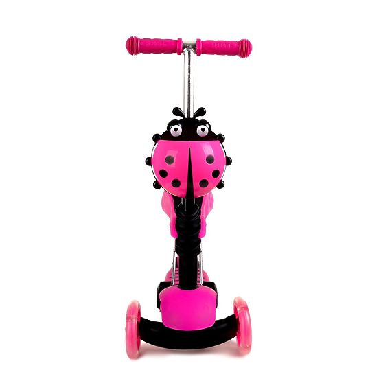 Children's odrazedlo and scooter ladybug - pink