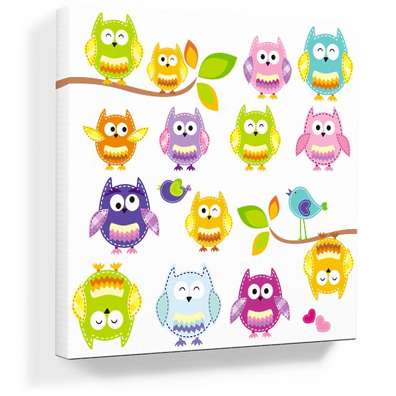 Children's Picture No. 52 - Owls