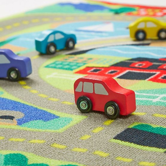 Children's play mat In the city