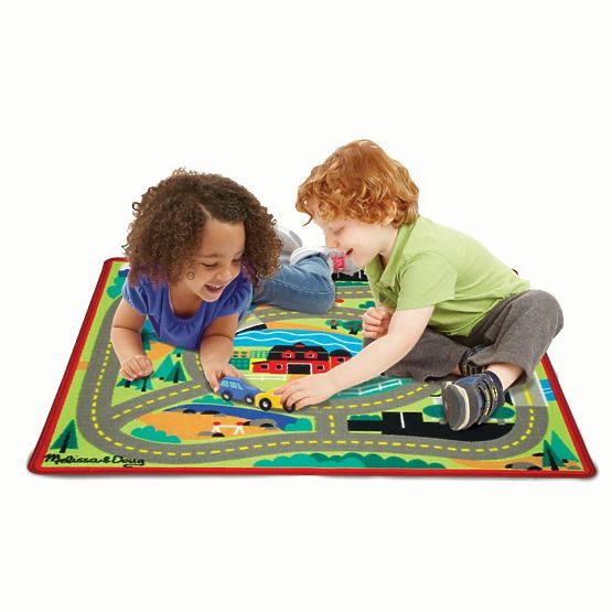 Children's play mat In the city