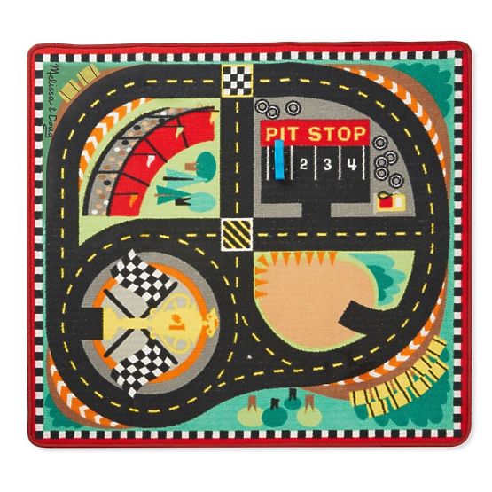 Children's play mat Racing track