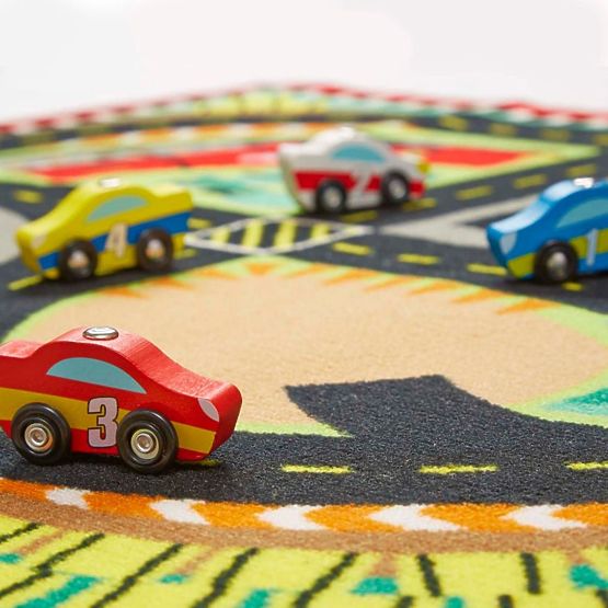Children's play mat Racing track