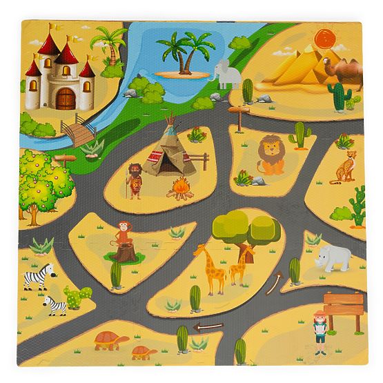 Children's play mat Safari