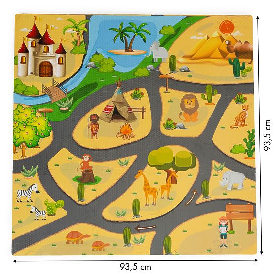 Children's play mat Safari