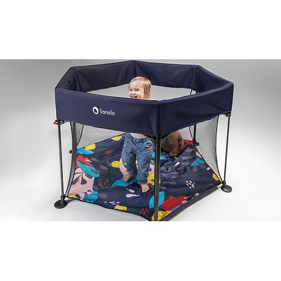 Children's playpen Lionelo Roel - Blue Navy