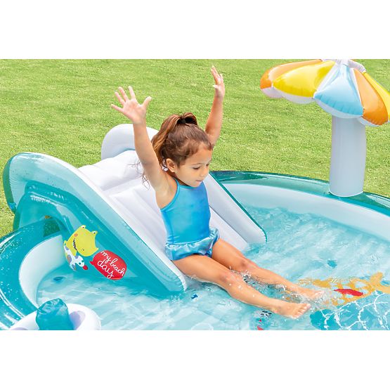 Children's pool with slide