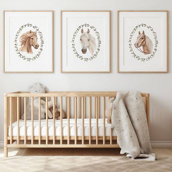 Children's Posters - Horse Set