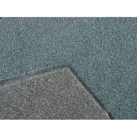 Children's round carpet STAR silver-gray/ mint