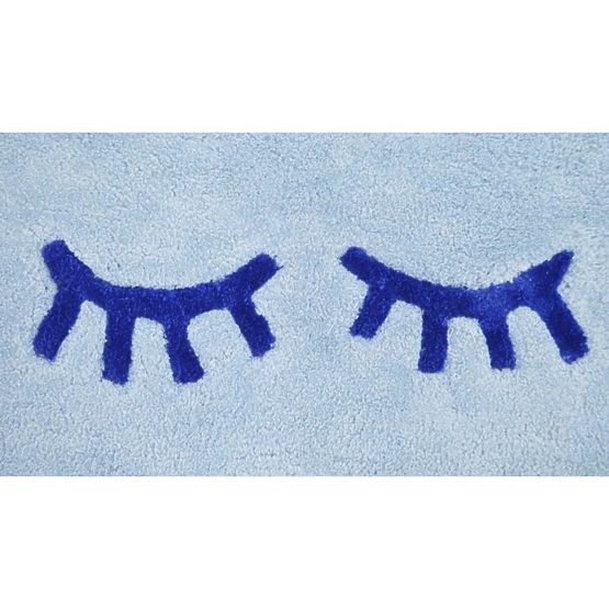 Children's rug cloud - blue