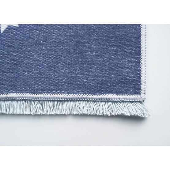 Children's rug LOVE YOU STARS dark - white