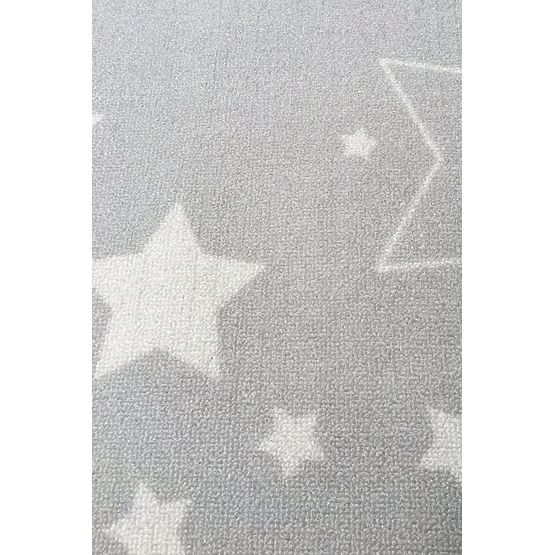 Children's rug LOVE YOU STARS silver-grey/white